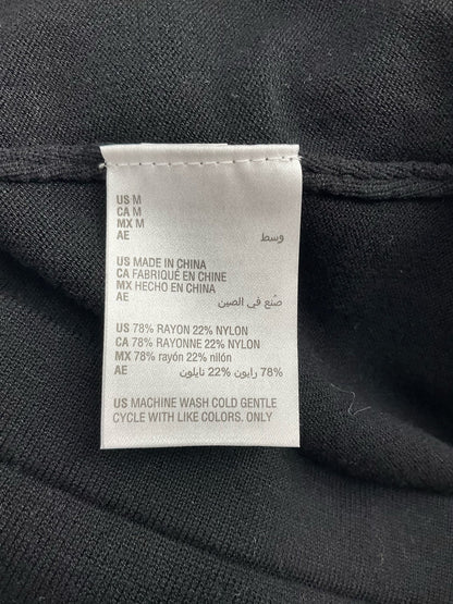 INC - black/white Print Pre-Owned Ladies Casual Top - Size M