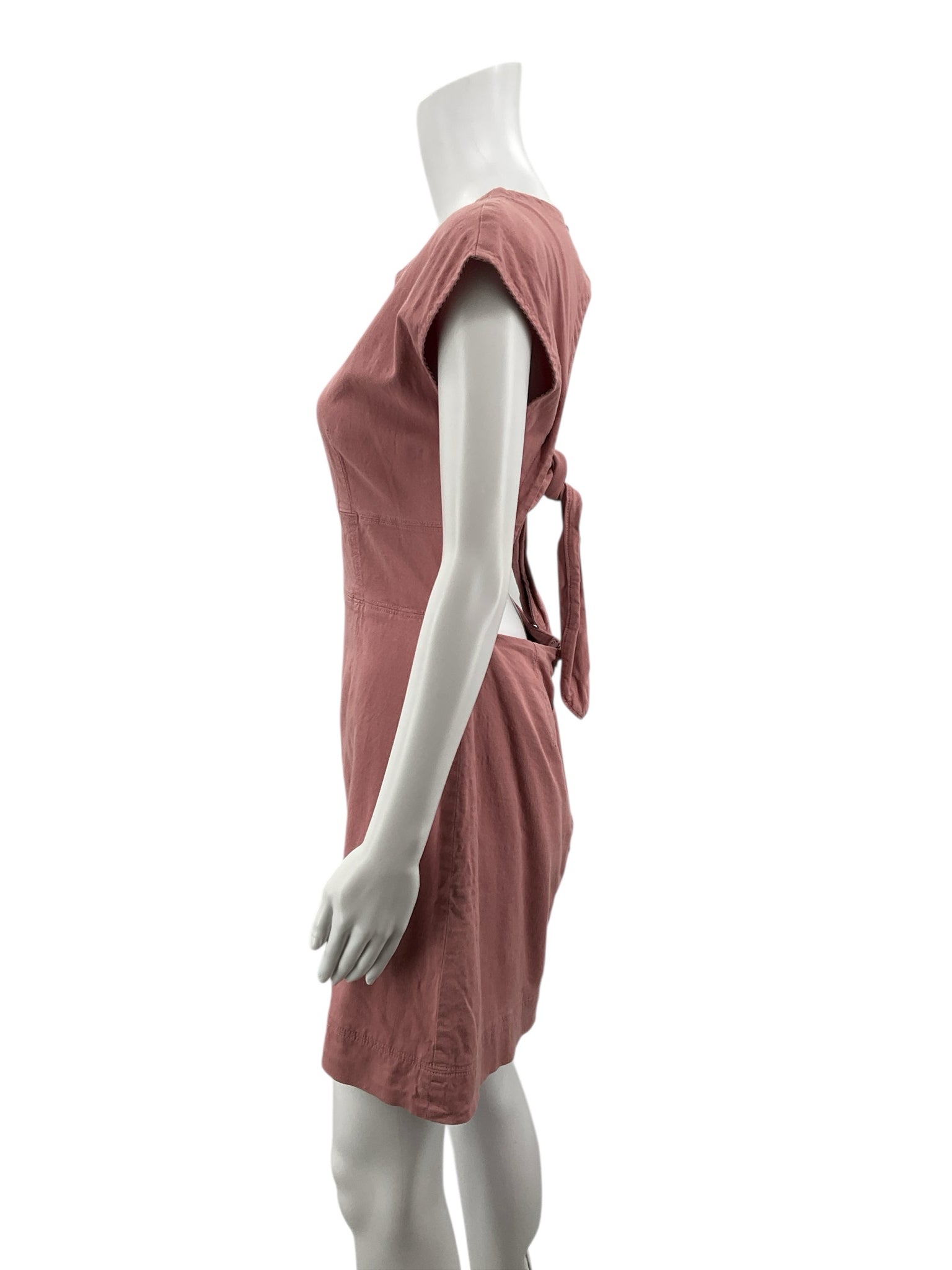 by Anthropologie mauve Mini Anthropologie Mauve Solid Pre-Owned Ladies Dress - Size 8 - Size 8