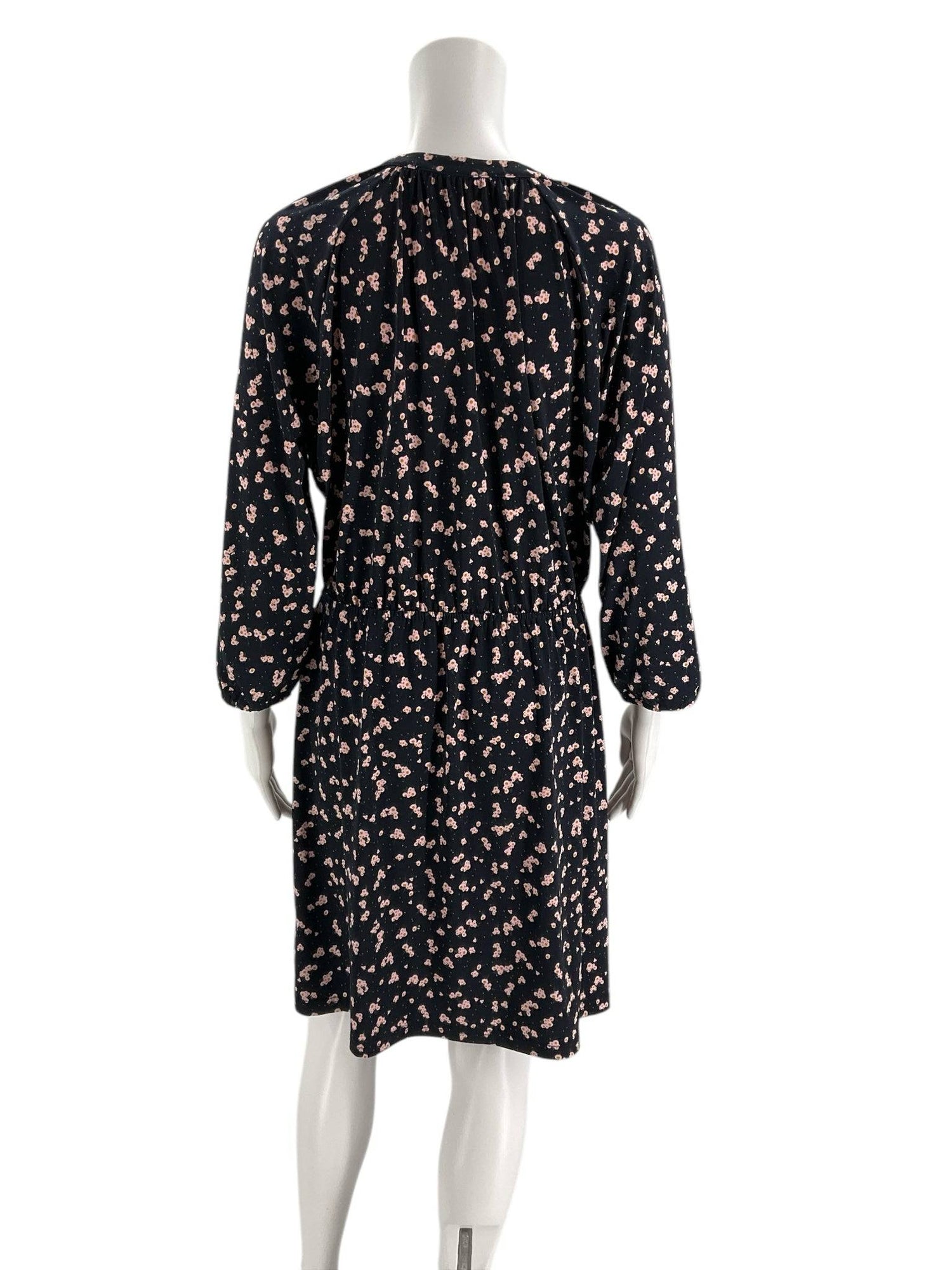Collective Concepts Navy/Pink Floral Pre-Owned Ladies Dress - Size Petite XL - Margaret’s Fine Consignment
