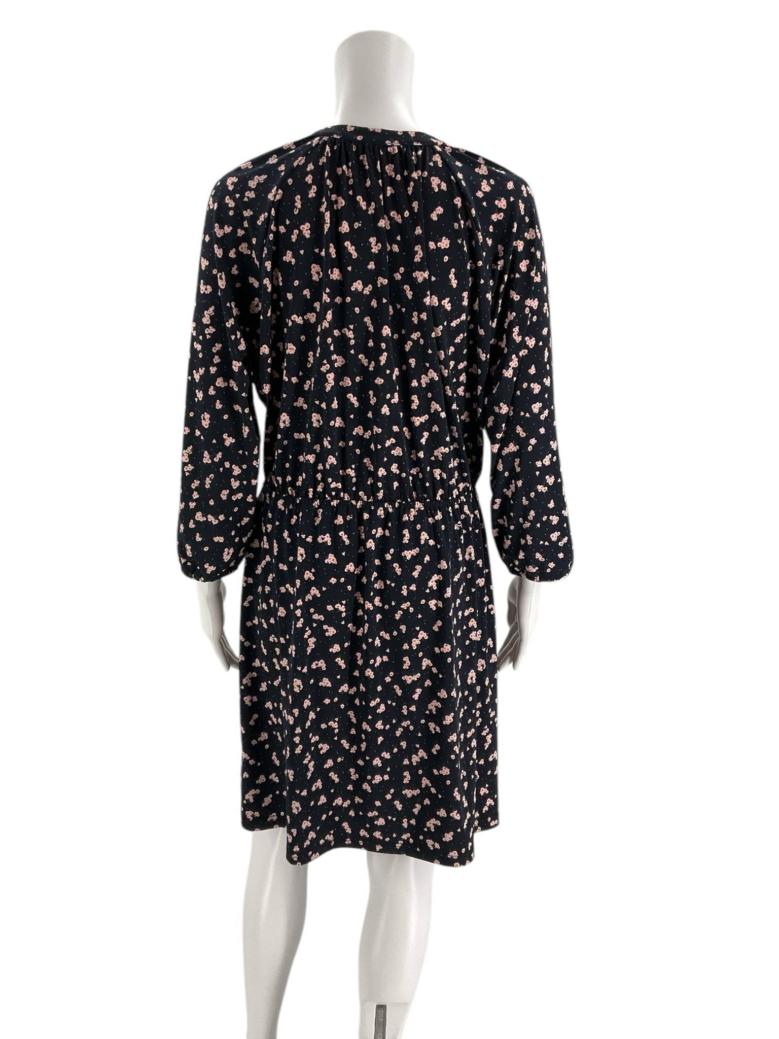 Collective Concepts Navy/Pink Floral Pre-Owned Ladies Dress - Size Petite XL - Margaret’s Fine Consignment