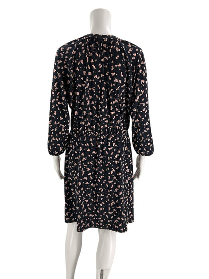 Collective Concepts Navy/Pink Floral Pre-Owned Ladies Dress - Size Petite XL - Margaret’s Fine Consignment
