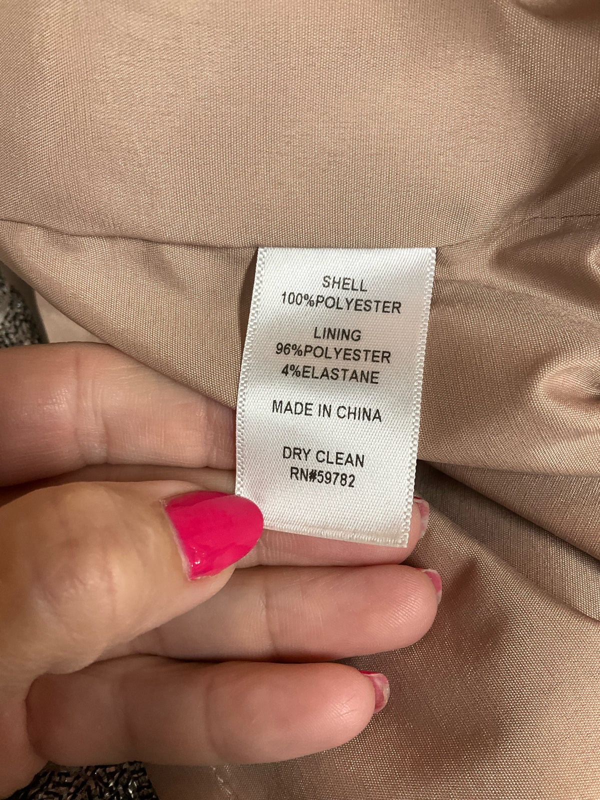 Adrianna Papell Gold &amp;amp; Tan Sequin Cap Sleeve Cocktail Dress 10 Petite