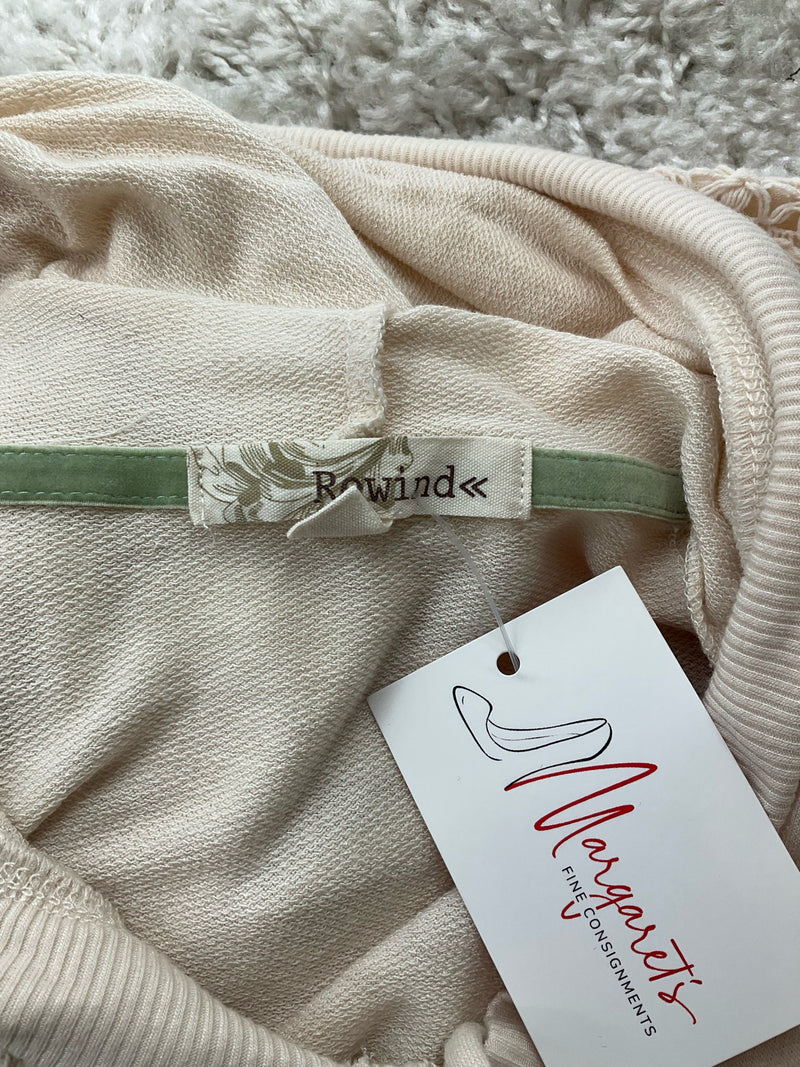 Rewind Cream Lace Pre-Owned Ladies Top - Size XS