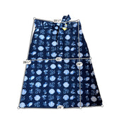Ann Taylor navy/white Skirt Size 10 navy/white seashells Pre-Owned Ladies Skirt - Size 10