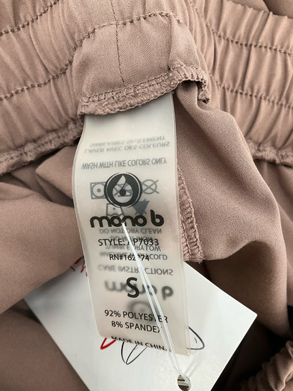 Mono B Size S Taupe Solid Activewear