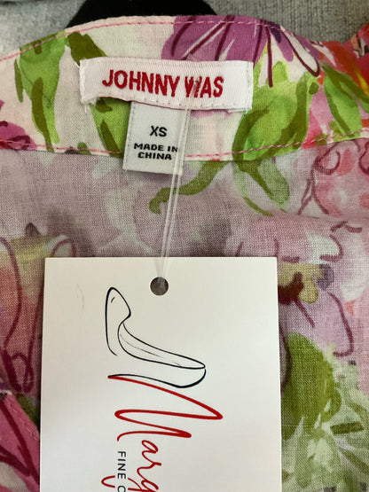 Johnny Was Anya Floral Cotton Tunic &amp; Shorts 2-Piece Set Size XS