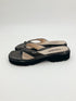 Taryn Rose Olive Shimmer Pre-Owned Ladies Sandals - Size 8.5 - Margaret’s Fine Consignment