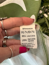 Runaway The Label White/green Maxi Isla Midi Dress XS Sage Green Botanical Print - Size XS