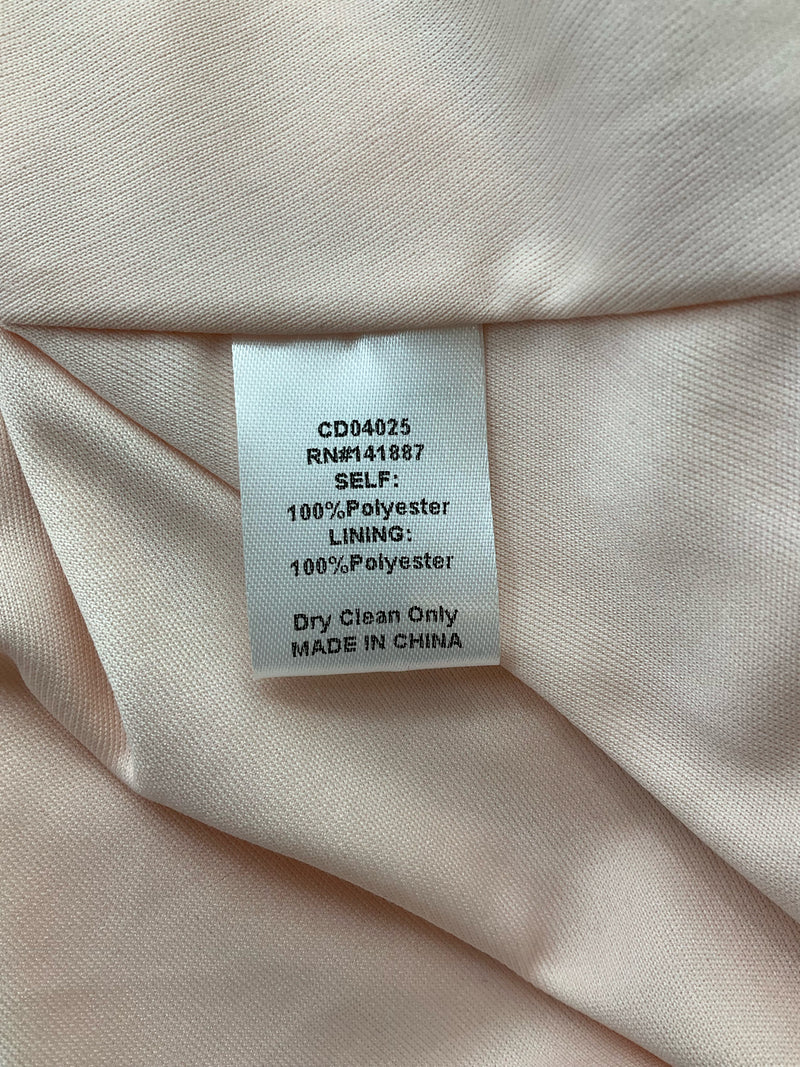 Tcec Pink Print Pre-Owned Ladies Dress - Size Large