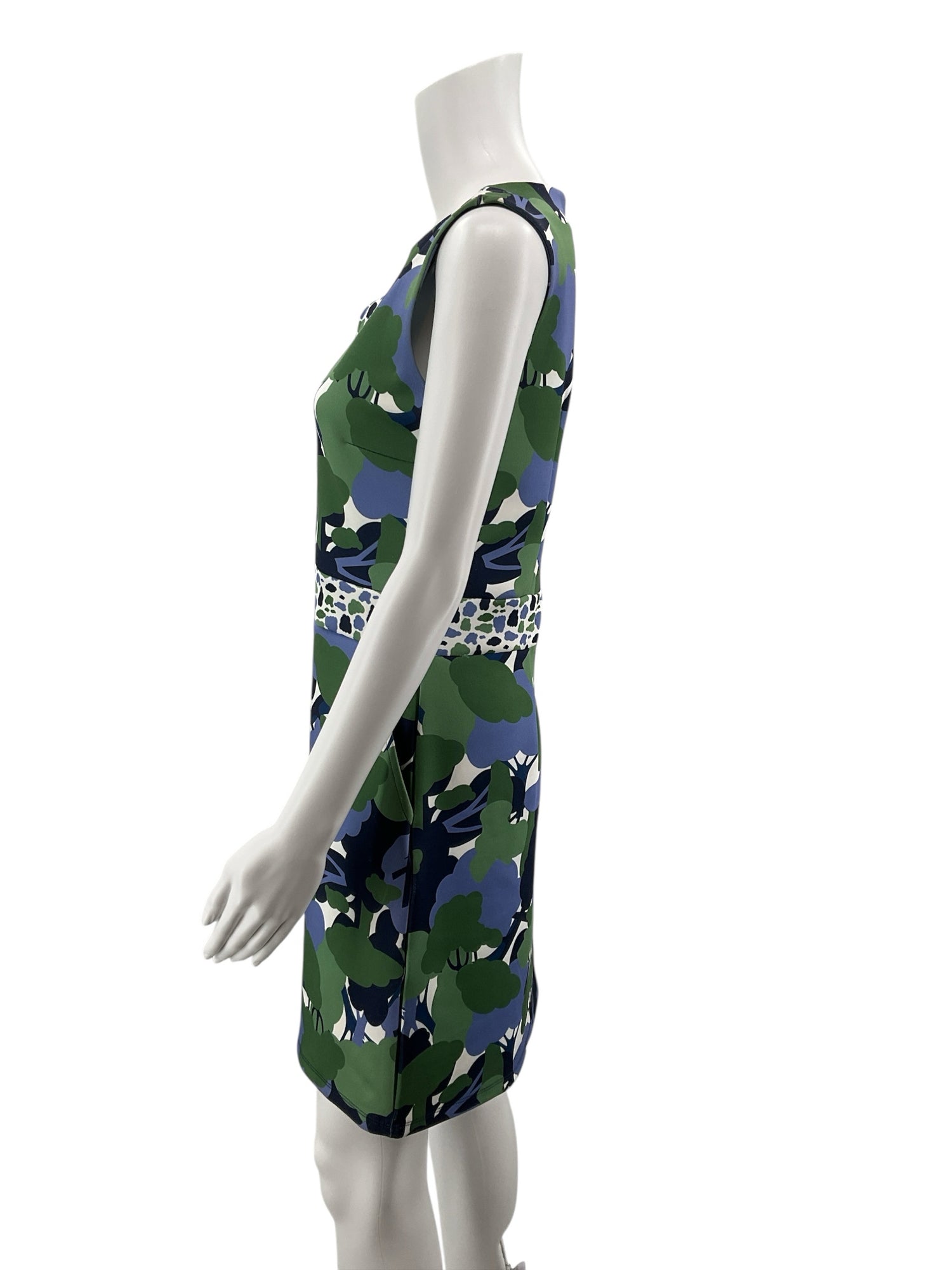 Isle by Melie Kogan Abstract Tree Print A-Line Mini Dress XS