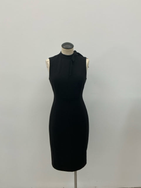 Calvin Klein Nova Tie-Neck Sheath Dress Black Size 4 NWT - ONLINE ONLY