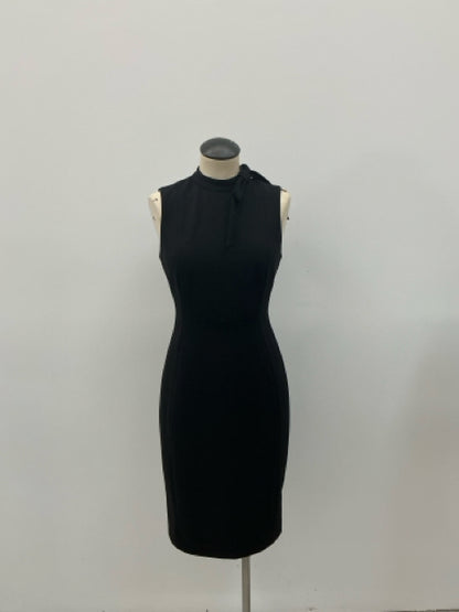 Calvin Klein Nova Tie-Neck Sheath Dress Black Size 4 NWT - ONLINE ONLY