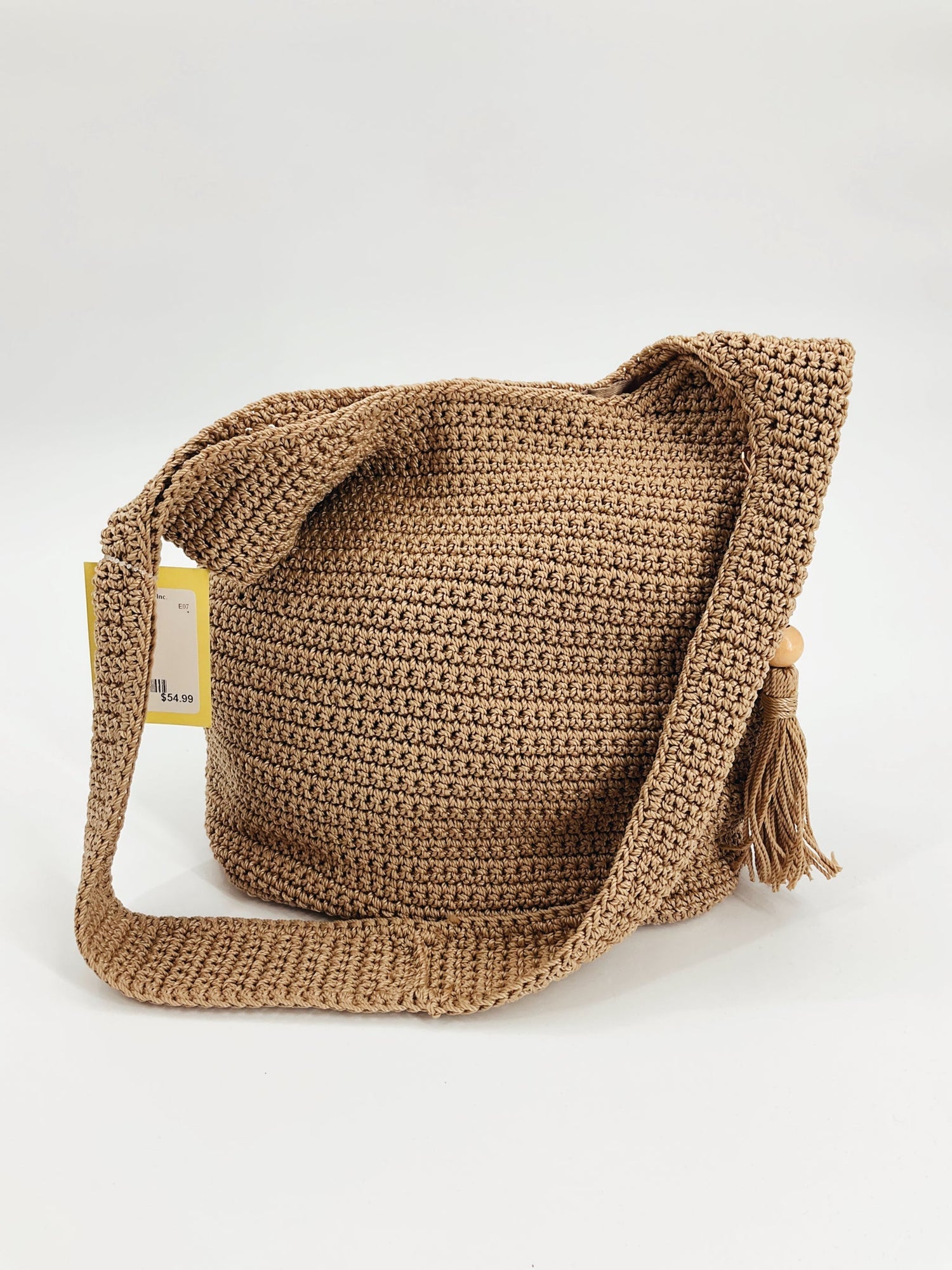 Tommy Bahama Tan Crochet Pre-Owned Ladies Purse - Margaret’s Fine Consignment