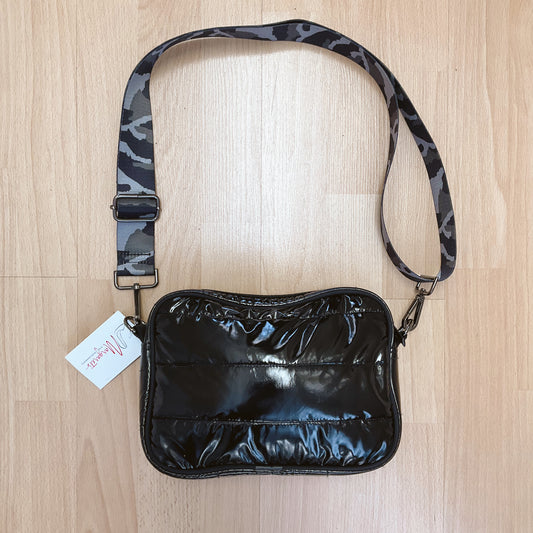 Haute Shore Black Solid CrossbodyPre-Owned Ladies  Bag