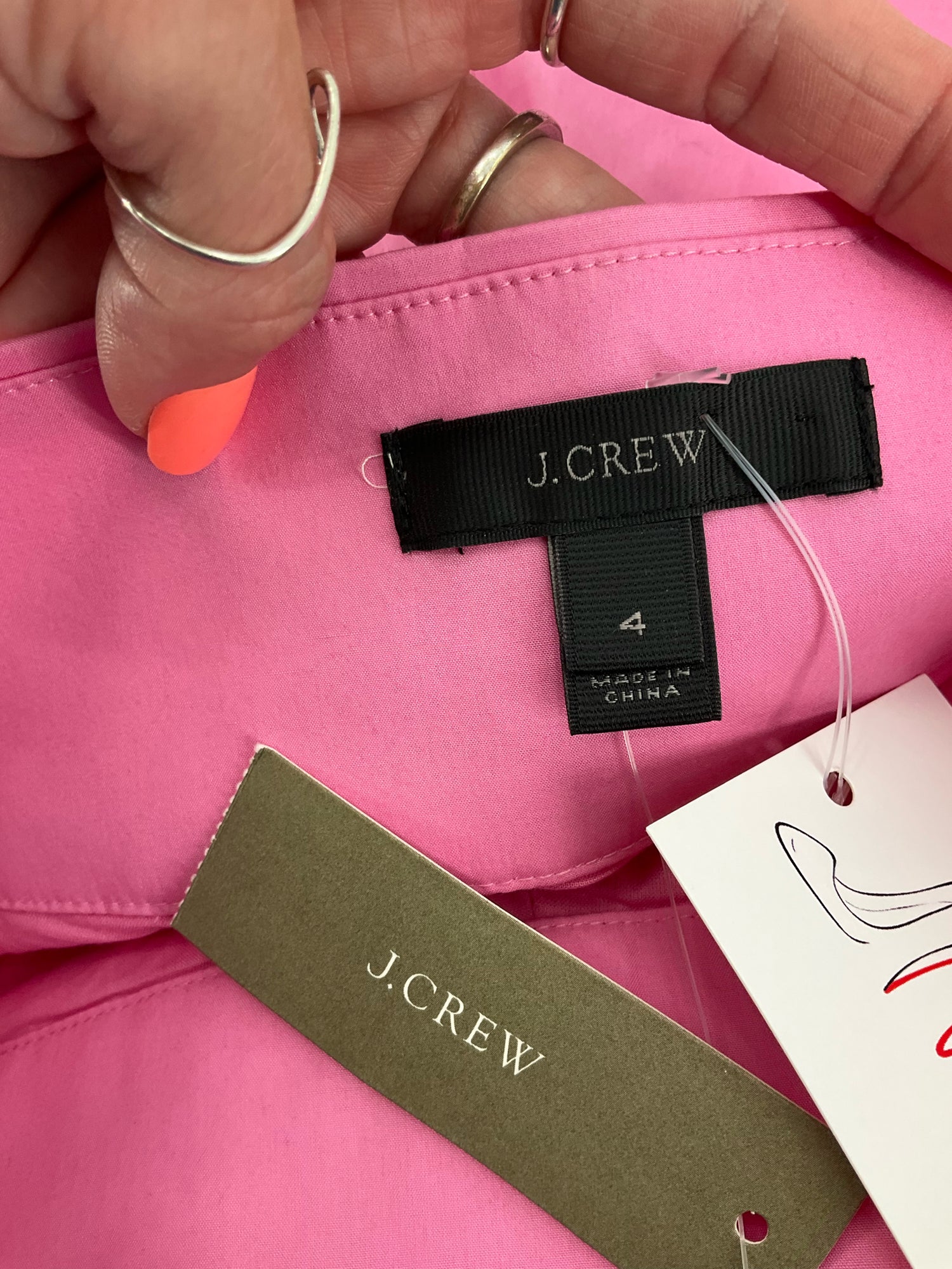 J Crew Pink Shorts Size 4 Pink Solid Shorts - Size 4