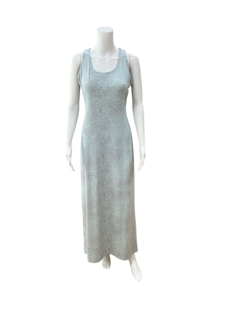 J. McLaughlin J. McLaughlin Catalina Cloth Maxi Dress Mint Pebble Print Size Small - ONLINE ONLY