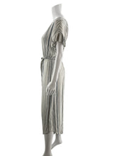 June & Hudson white/blue Jumpsuit White/Blue Stripe Pre-Owned Ladies Jumpsuit - Size Small - Size S