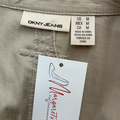 DKNY Jeans Khaki Solid Pre-Owned Ladies Jacket - Size Medium