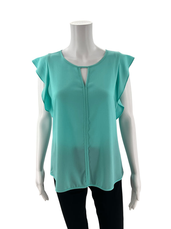 Karl Lagerfeld Aqua Pre-Owned Ladies Top - Size Small