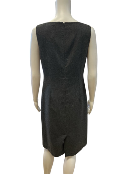 Loft Size 4 Gray Solid Dress