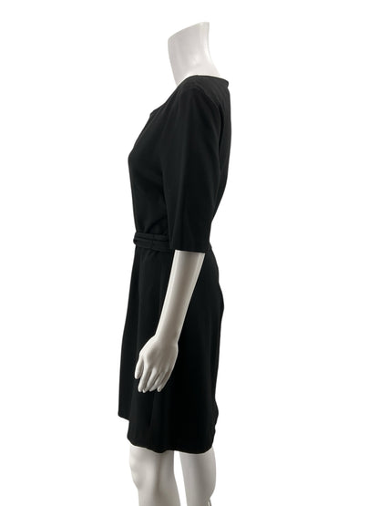 Trina Turk Contessa Belted Sheath Dress Black Size 10