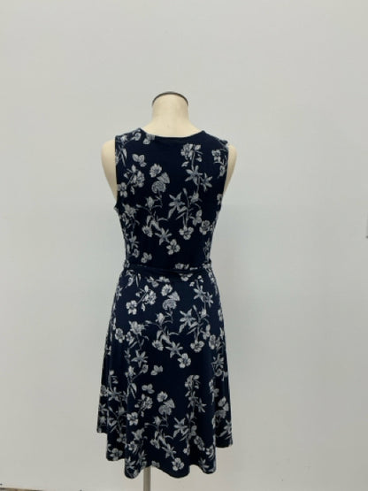 41 Hawthorn Kamile Floral Faux Wrap Dress Navy White Size Small - ONLINE ONLY
