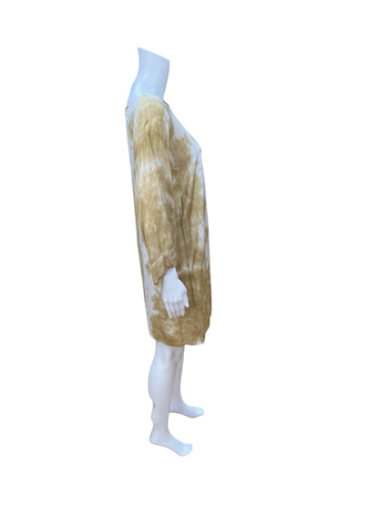STARK X Crushed Velvet Tie-Dye Tunic Dress | Size XS