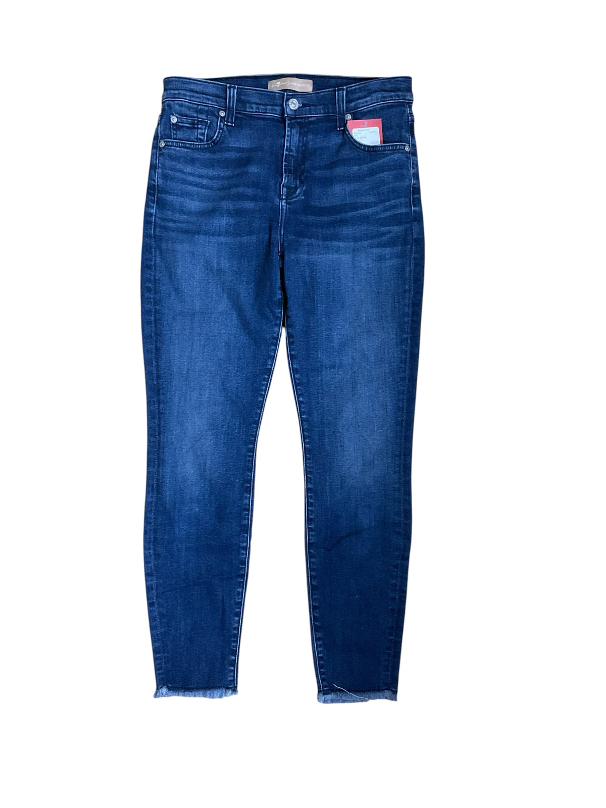 7 For All Mankind The Ankle Skinny Luxe Vintage Jeans Size 28 Raw Hem - ONLINE ONLY