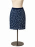 Ann Taylor navy/white Skirt Size 14 navy/white Floral Pre-Owned Ladies Skirt - Size 14