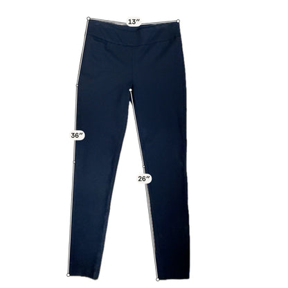 Tommy Hilfiger Black Ponte Knit Leggings Size 4 | Stretch Pull-On Pants