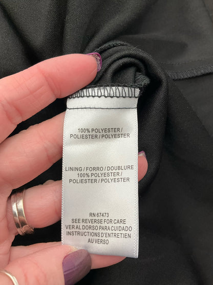 Taylor Black/Maroon Floral Pre-Owned Ladies Dress - Size 10