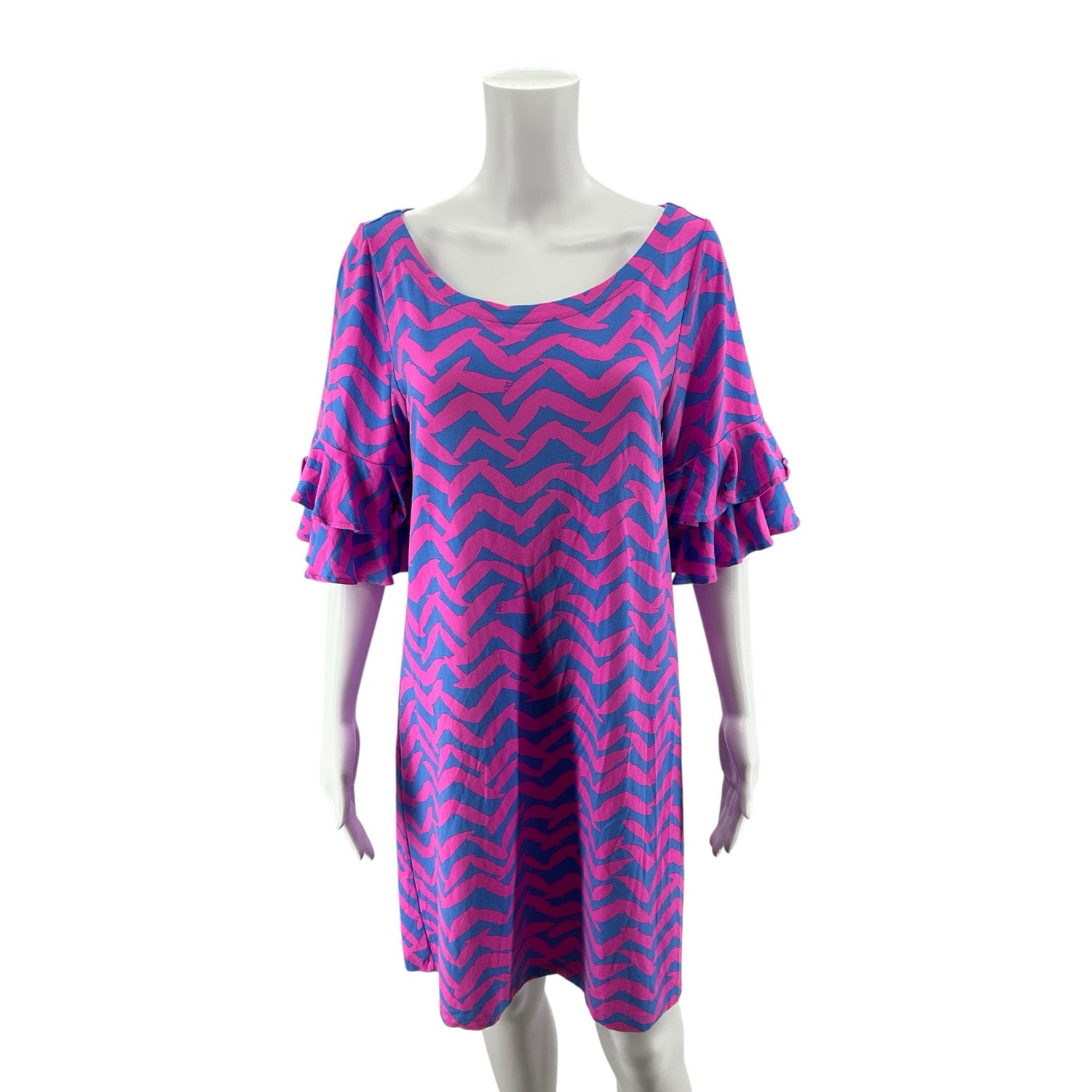 Lilly Pulitzer Elsa Tunic Dress Hotty Pink First Impression Size Large