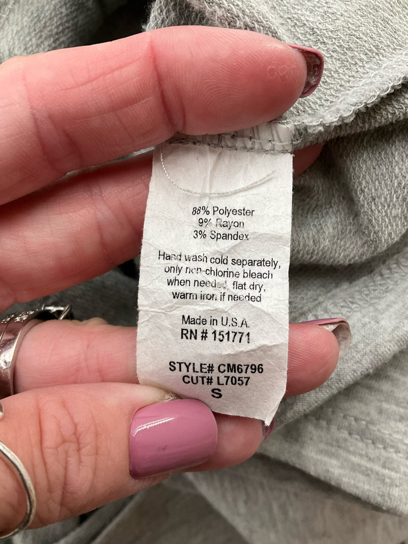 Le Lis Gray Heathered Pre-Owned Ladies Romper - Size Small
