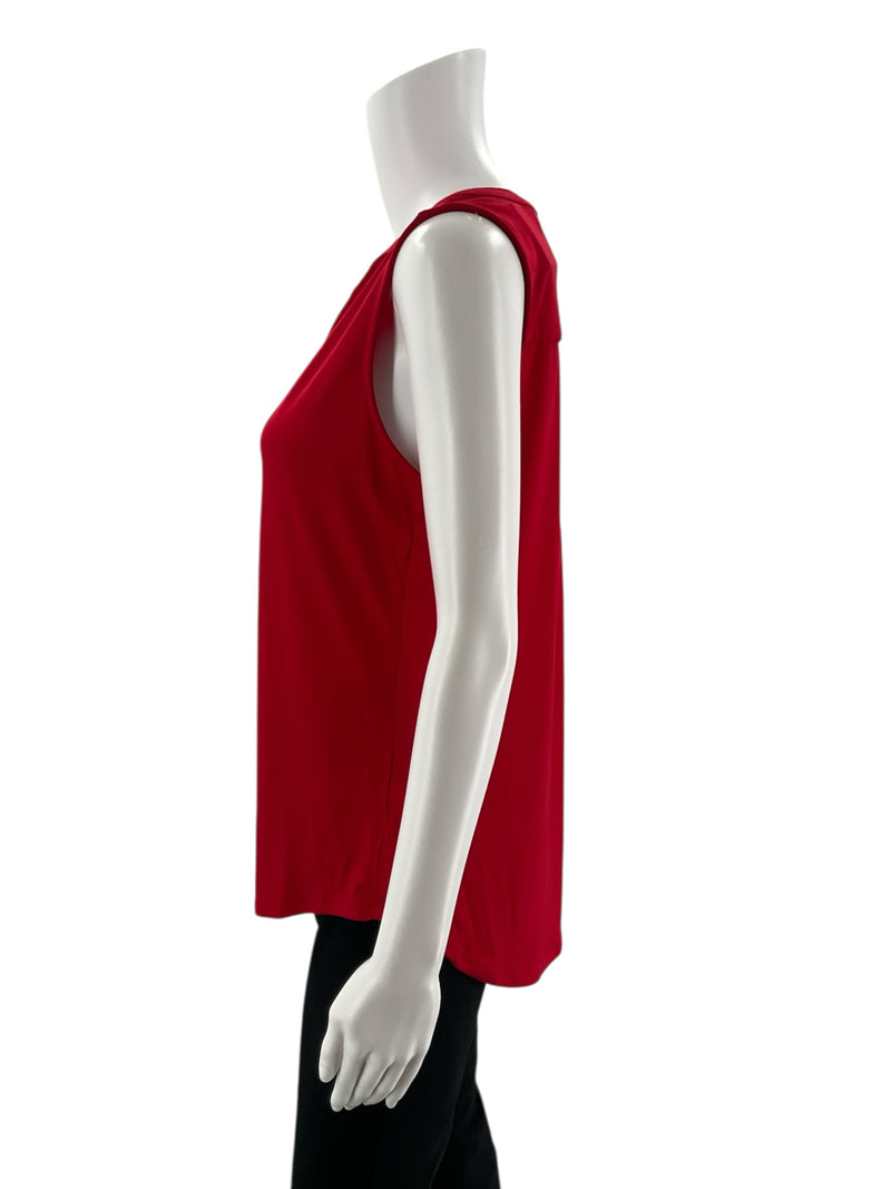 Dana Buchman Red Solid Pre-Owned Ladies New with Tags Top - Size Small