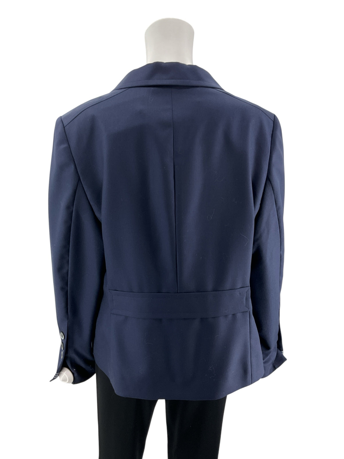Louis Feraud Vintage Navy Blue Single Breasted Blazer Jacket Size 14