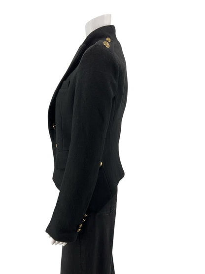 C. luce Black Solid Pre-Owned Ladies Jacket - Size Large