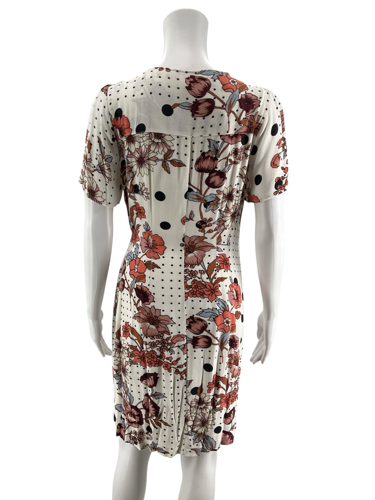 Maeve by Anthropologie Elodie Floral Polka Dot Wrap Dress Size 6 - ONLINE ONLY