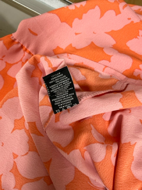 AL STANDARD by Sanctuary Floral Smocked Maxi Sundress Orange Pink Size Large - ONLINE ONLY
