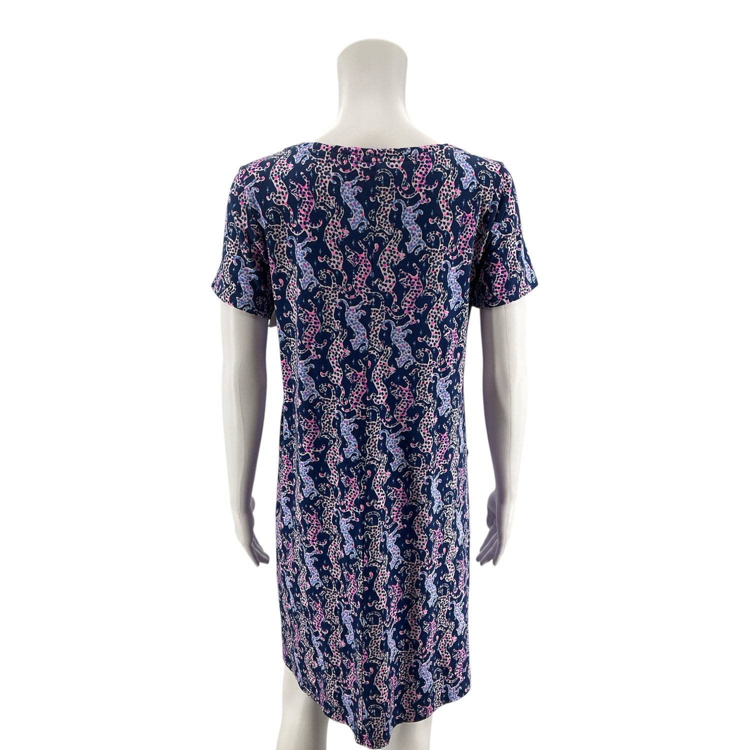 Lilly Pulitzer Kaelan T-Shirt Dress Seeing Spots Print Size Small
