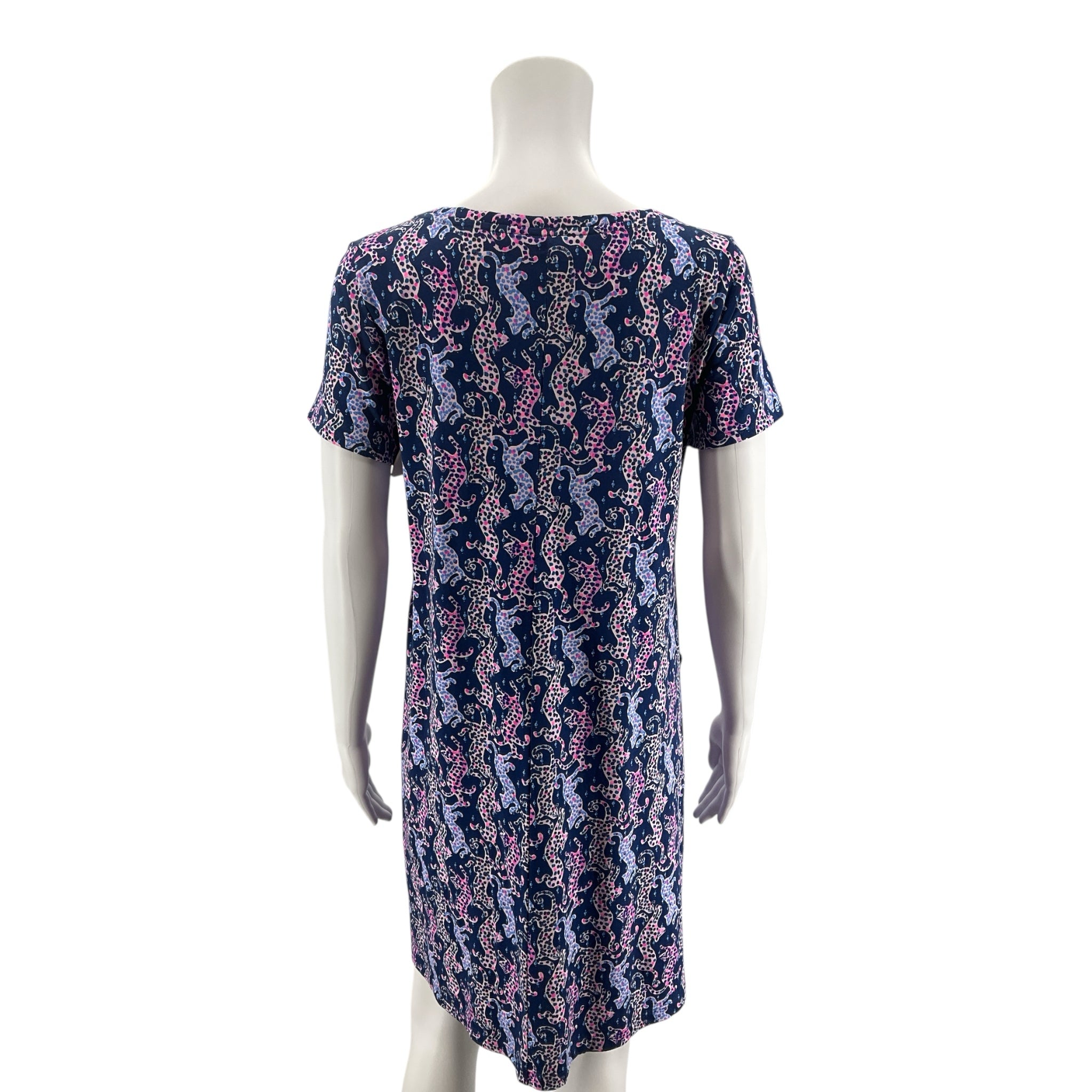 Lilly Pulitzer Kaelan T-Shirt Dress Seeing Spots Print Size Small