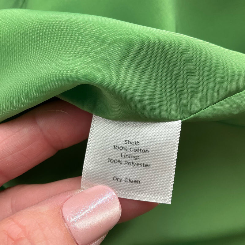 Talbots Green/Pink/White Floral Ladies Pre-Owned Dress - Size 10 Petite - Margaret’s Fine Consignment