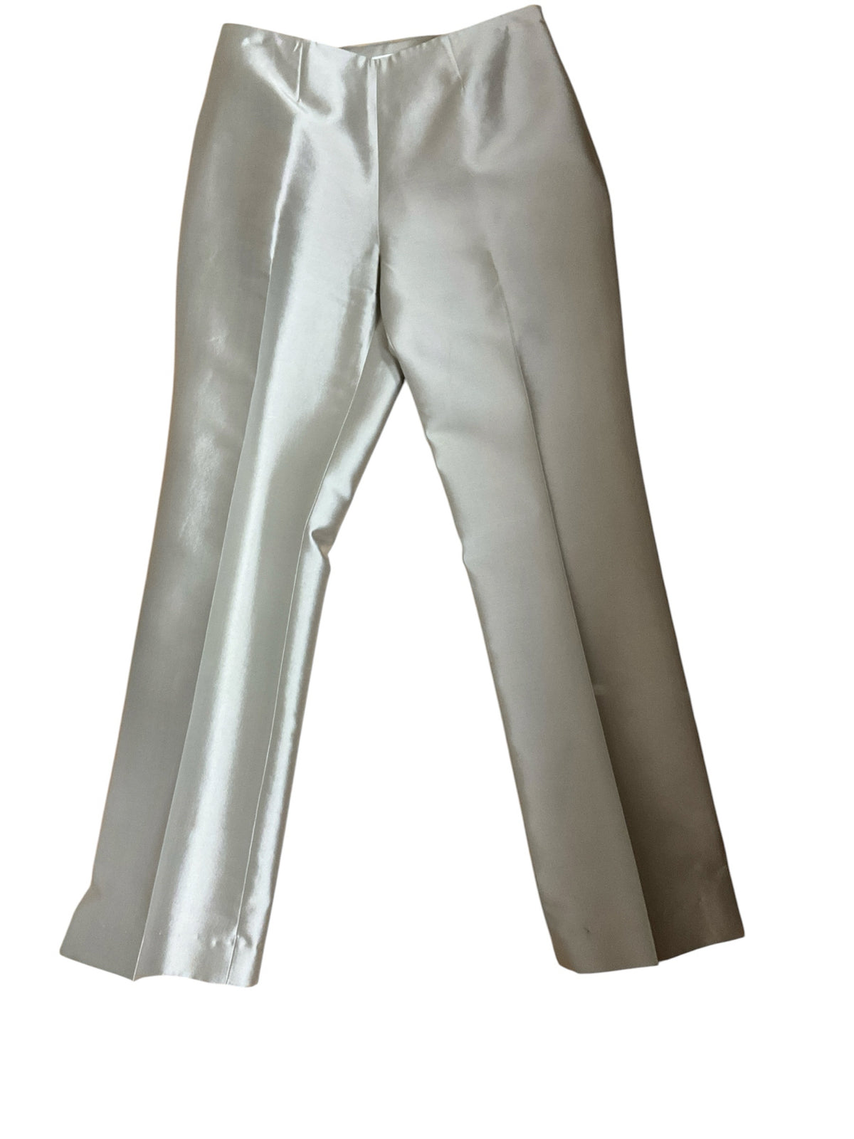 Reba Champagne Silk Wool Wide Leg Dress Pants - Size 4 - ONLINE ONLY