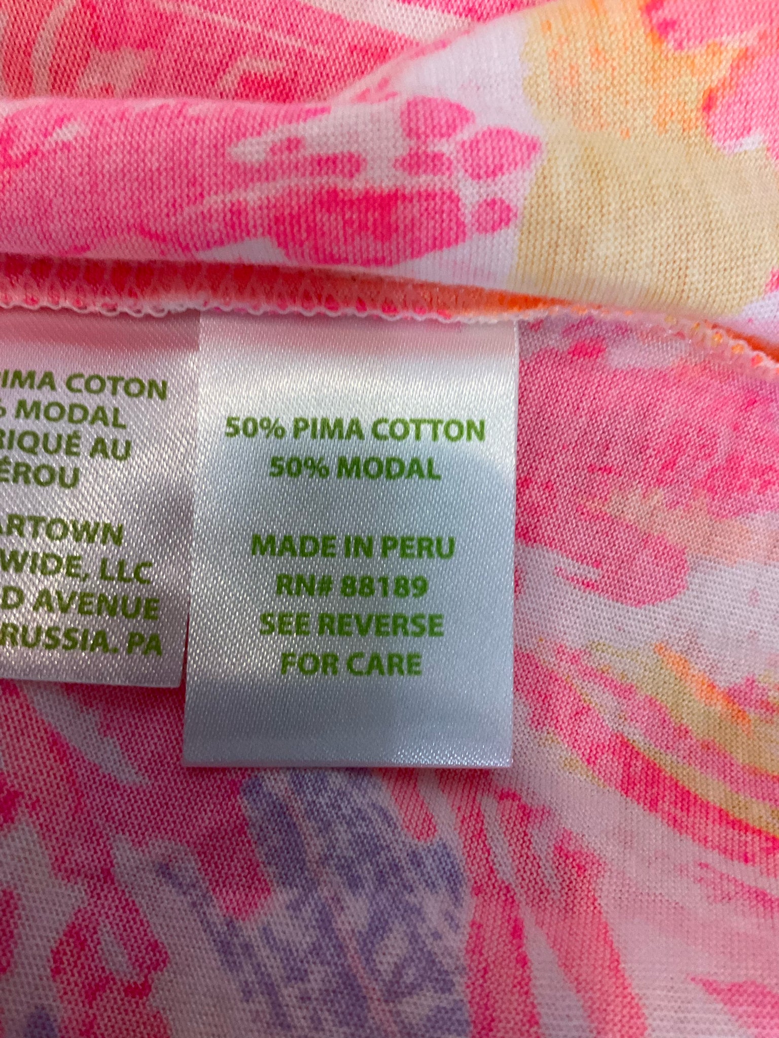 Lilly Pulitzer Maisel Cold Shoulder Top Tiki Pink Gypsea Print Size Small