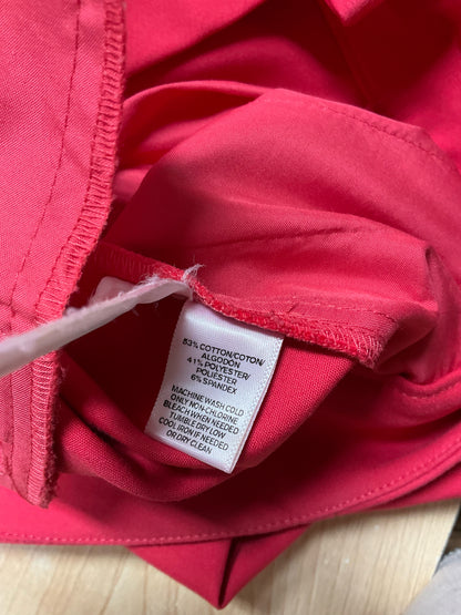 LOFT Marisa Skinny Ankle Pants Size 14 Fuchsia Pink Stretch - ONLINE ONLY