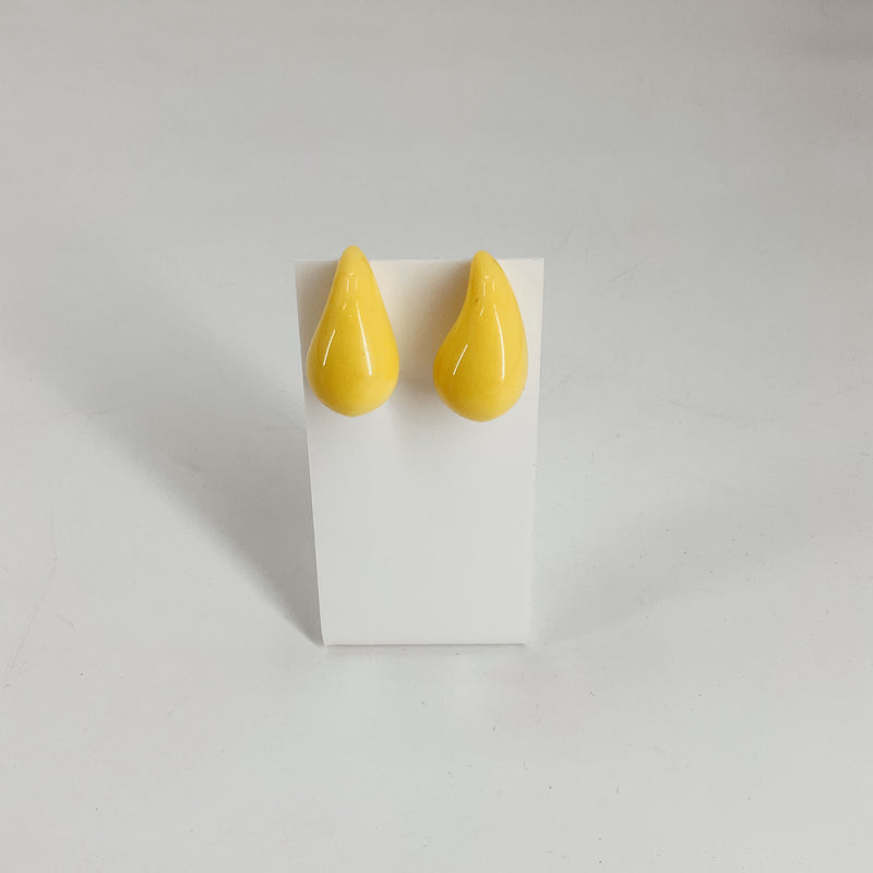Yellow Stud Ladies Pre-Owned Earrings - Margaret’s Fine Consignment