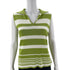 Worthington Green/White Stripe Pre-Owned Ladies Top - Size Medium - Margaret’s Fine Consignment