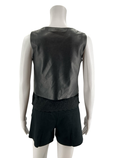 bailey 44 Size XS Black Solid Pre-Owned Ladies Casual Top - Downstairs
