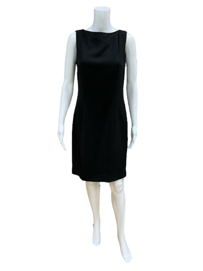 Vansi Fugel Size 6 Black Solid Dress