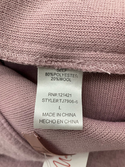 Doll Lavender Solid Pre-Owned Ladies Shrug - Size Large