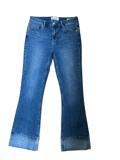 Dear John Jaxtyn Cropped Bootcut Jeans Stretch Light Wash Denim Size 28 / 6